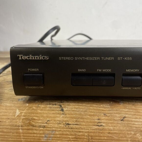 Technics ST-K55 Stereo Synthesizer Tuner AM/FM Tuner and Antenna Tested - Picture 2 of 10